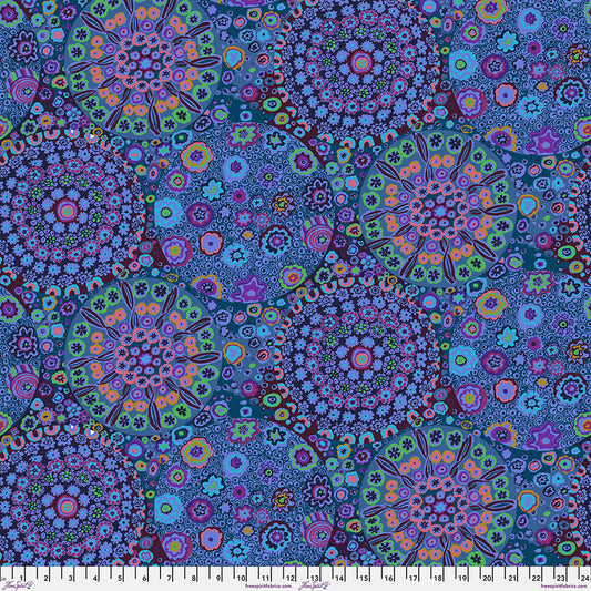 Kaffe Fassett Fabrics - Millefiore - Blue  From FreeSpirit Fabrics