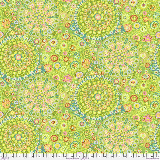 Kaffe Fassett Fabrics - Millefiore - Green  From FreeSpirit Fabrics