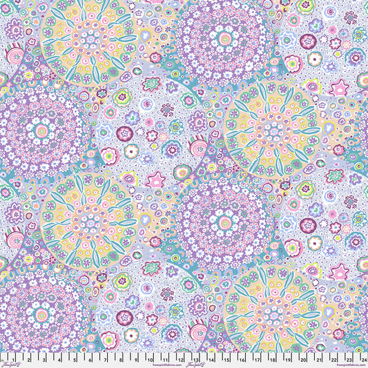 Kaffe Fassett Fabrics - Millefiore - Lilac  From FreeSpirit Fabrics