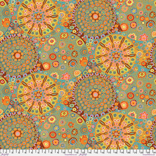 Kaffe Fassett Fabrics - Millefiore - Orange  From FreeSpirit Fabrics