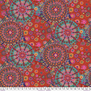 Kaffe Fassett Fabrics - Millefiore - Red  From FreeSpirit Fabrics