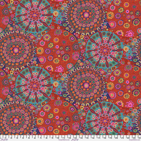 Kaffe Fassett Fabrics - Millefiore - Red  From FreeSpirit Fabrics