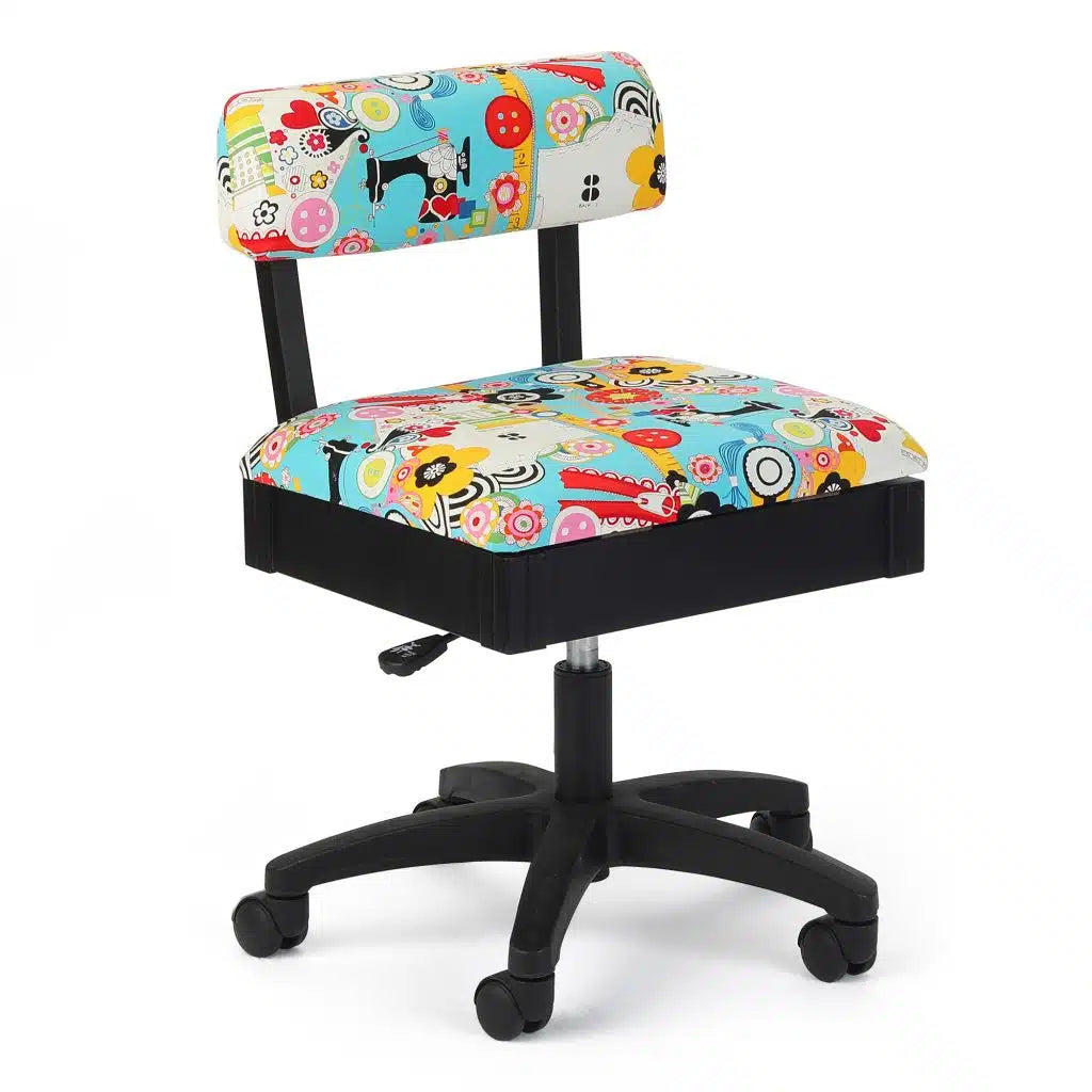 Sew Wow Sew Now Hydraulic Sewing Chair from Arrow Sewing Chairs