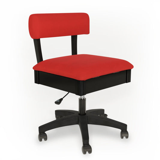 Madame Scarlet Hydraulic Sewing Chair from Arrow Sewing Chairs