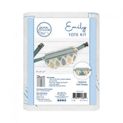 Quilt as You Go - Emily Tote Kit with Gray Zippity Do Done Zipper from June Tailor