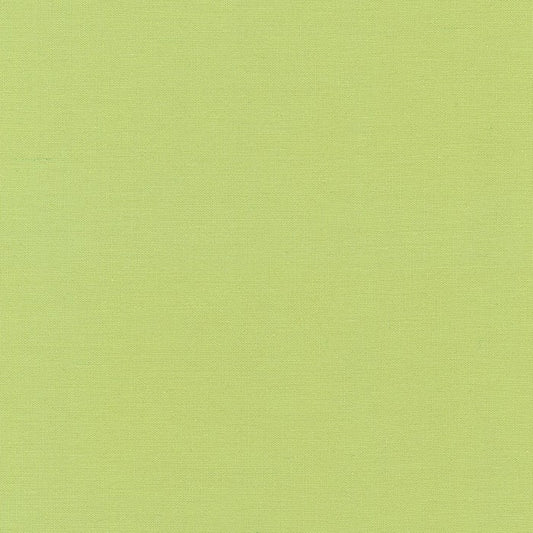 Green Tea Kona Cotton Solids from Robert Kaufman by the Yard