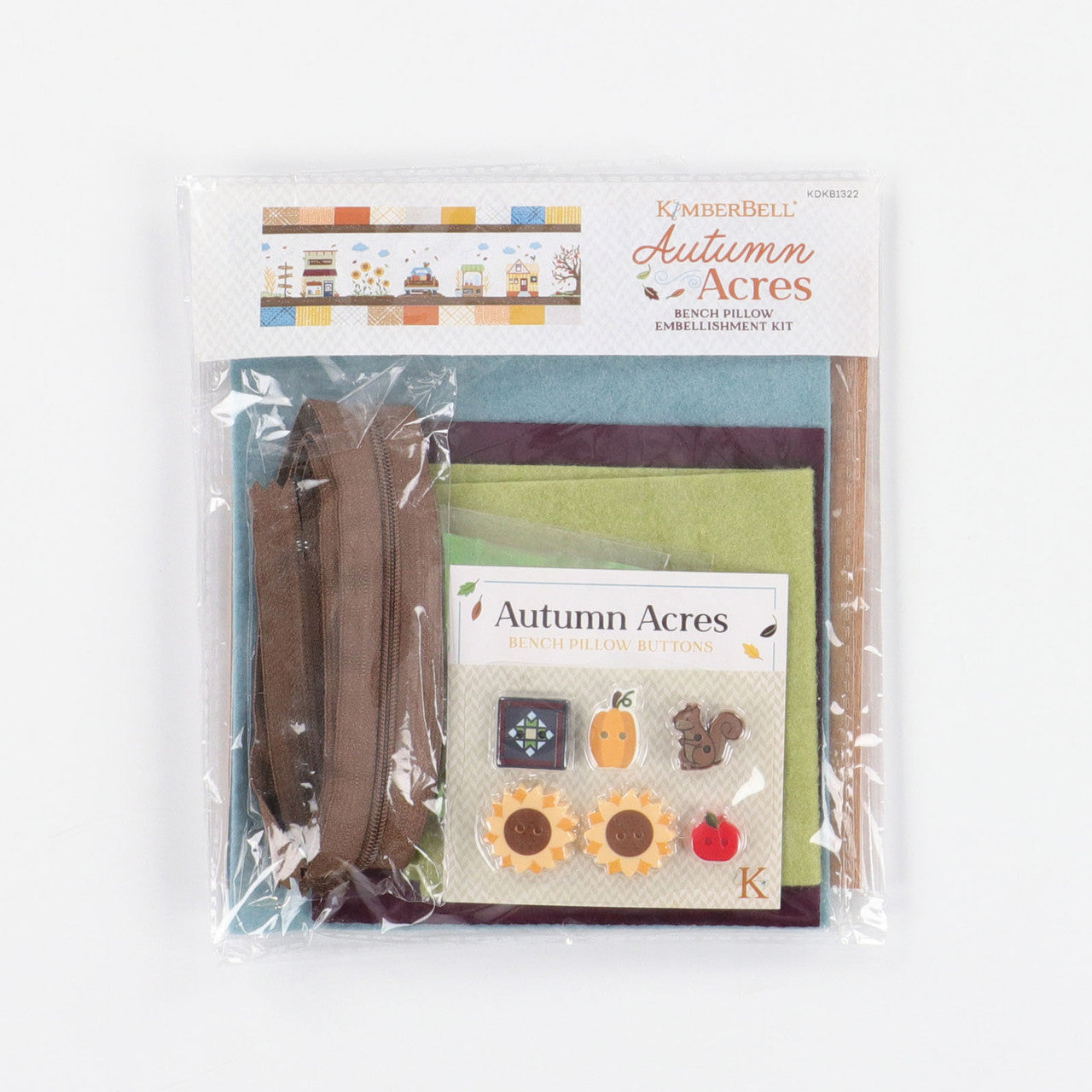 Autumn Acres Bench Pillow from Kimberbell