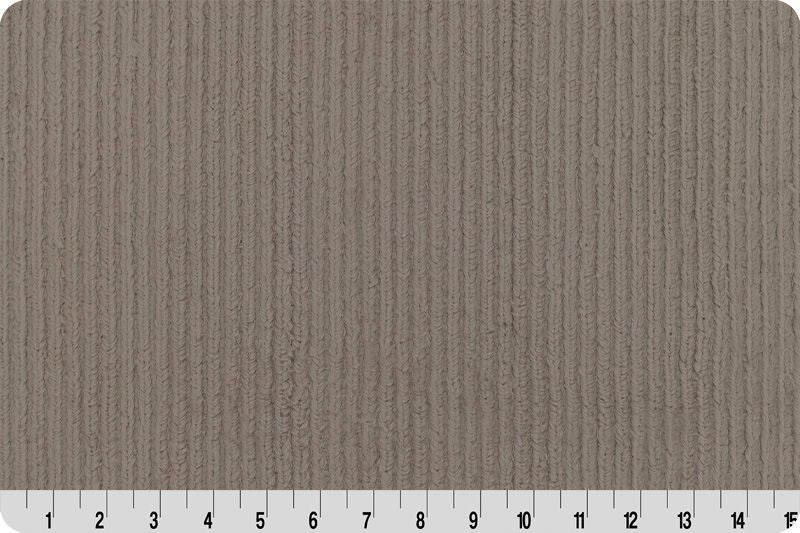 Minky - Luxe Cuddle Chenille SIMPLY TAUPE From Shannon Fabrics-10MM