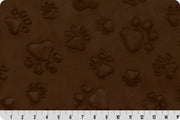 Minky - Luxe Cuddle® Embossed Paws WOODLAND From Shannon Fabrics