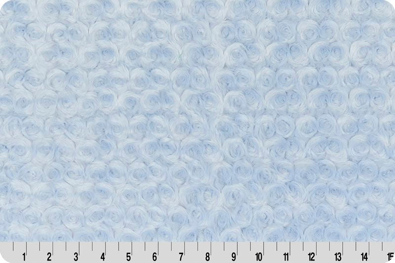 Minky -Luxe Cuddle Rose POWDER BLUE From Shannon Fabrics