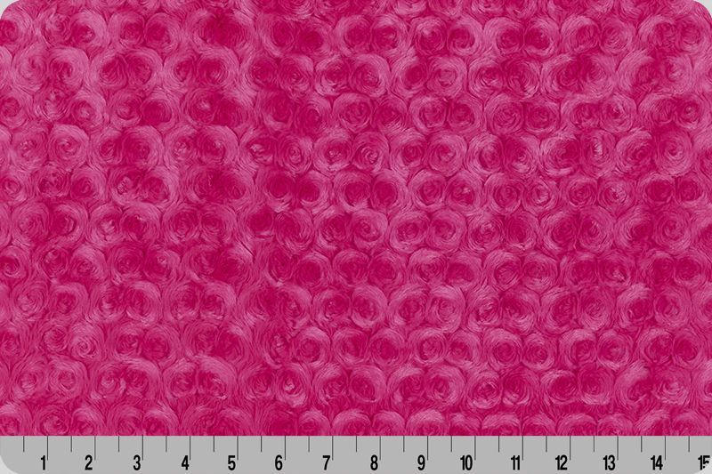 Minky -Luxe Cuddle Rose THINK PINK From Shannon Fabric- 10MM