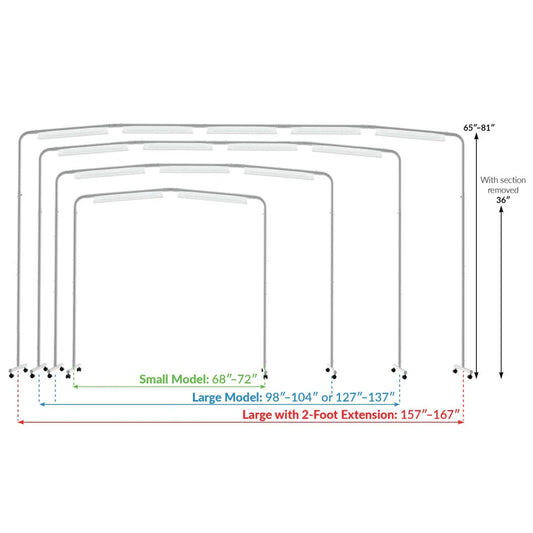 Luminess LED Light Bars - 6 Foot, 10 Foot, or 12 Foot - Great for above Longarms!