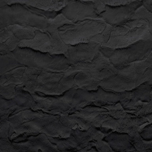 Minky -Lux Snuggle New York BLACK From EZ Fabric