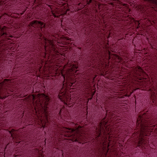 Minky -Lux Snuggle New York MULBERRY From EZ Fabric