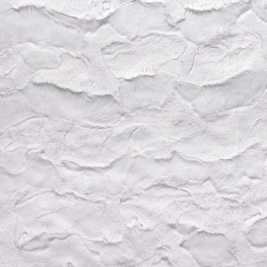 Minky -Lux Snuggle New York WHITE From EZ Fabric