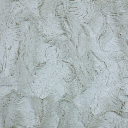 Minky -Lux Snuggle New York WHITE SAGE From EZ Fabric