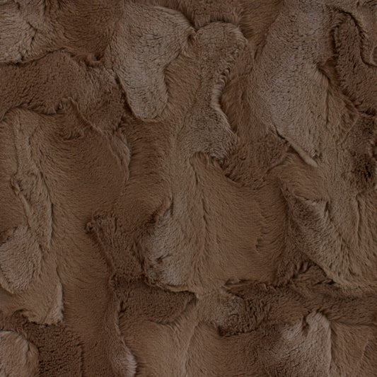 Minky -Lux Snuggle New York CHESTNUT From EZ Fabric