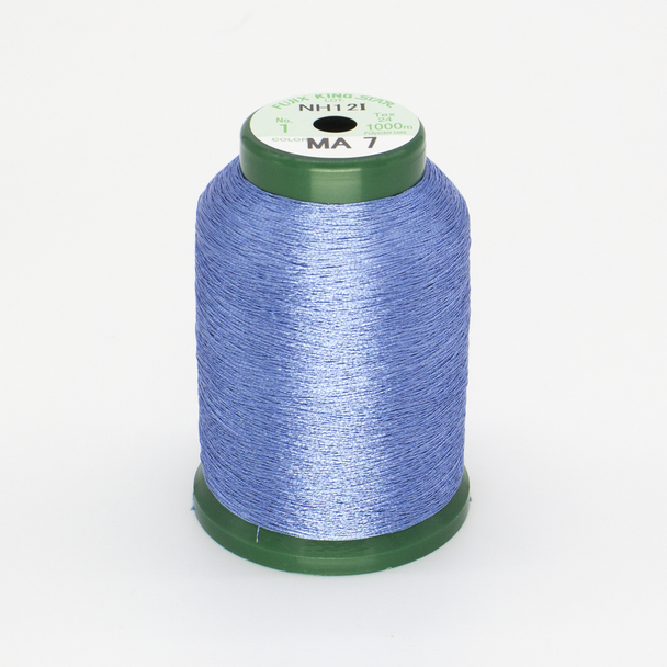 Kingstar Metallic Embroidery Thread - Pacific Blue - MA7