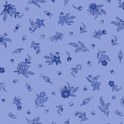 French Quarter - Small Floral on Light Blue from Maywood Studio