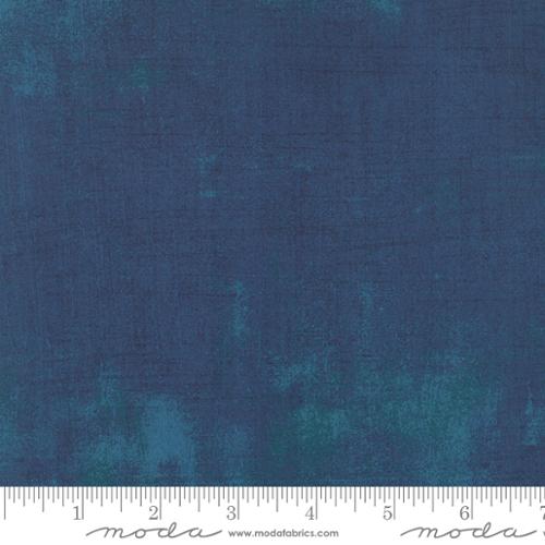 Prussian Blue Grunge Fabric From Moda Fabrics by the Yard