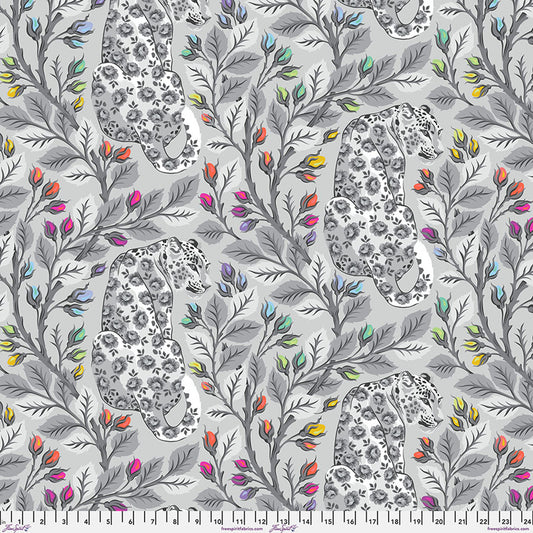 Beauty Mark - Fog || Tula Pink's Graywork & True Colors MINKY Fabric - 60 inches Wide