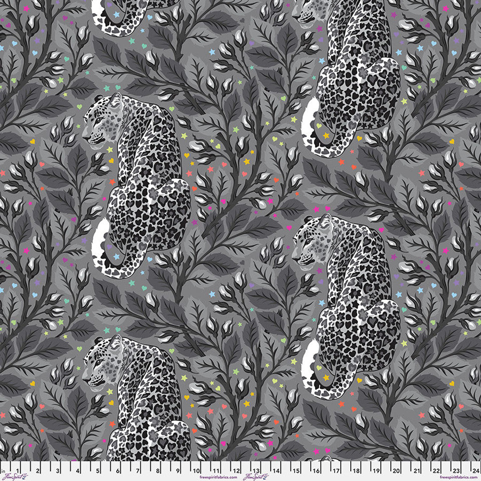 Birthmark - Shadow  || Tula Pink's Graywork & True Colors MINKY Fabric - 60 inches Wide