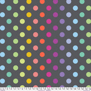 Disco Poms - Shadow || Tula Pink's Graywork & True Colors MINKY - 60 inches Wide