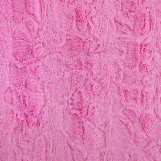 Minky -Lux Snuggle Malibu CARNATION From EZ Fabric