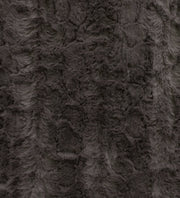 Minky -Lux Snuggle Malibu Charcoal From EZ Fabric