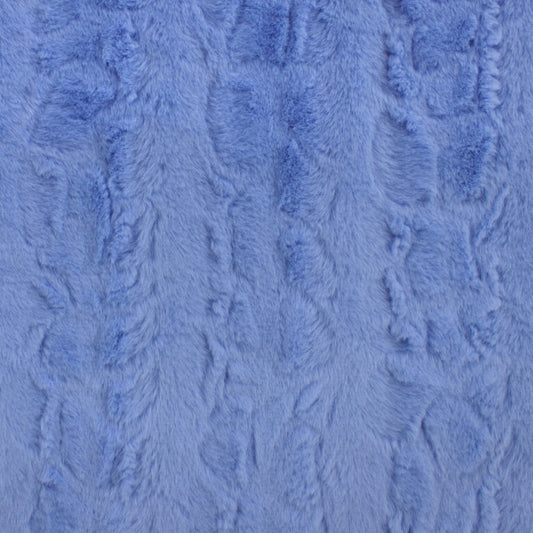 Minky -Lux Snuggle Malibu FRENCH BLUE From EZ Fabric