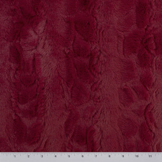Minky -Lux Snuggle Malibu MULBERRY From EZ Fabric