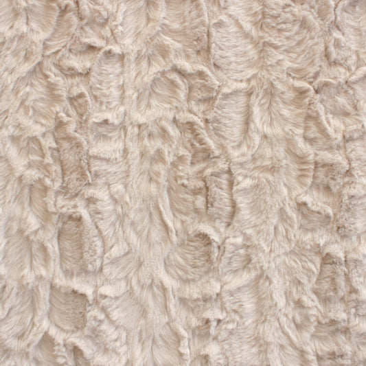 Minky -Lux Snuggle Malibu MUSHROOM From EZ Fabric