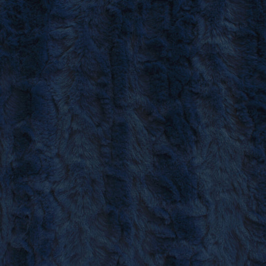 Minky -Lux Snuggle Malibu NAVY From EZ Fabric