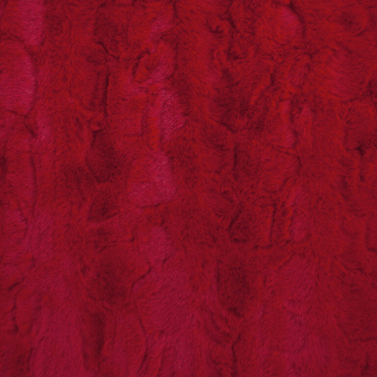 Minky -Lux Snuggle Malibu RED From EZ Fabric