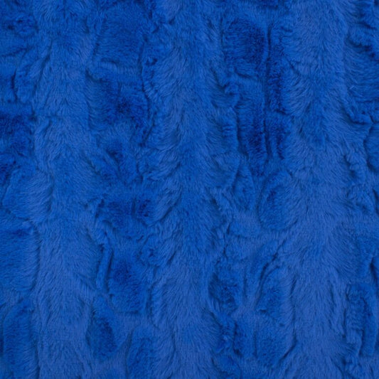 Minky -Lux Snuggle Malibu SAPPHIRE From EZ Fabric