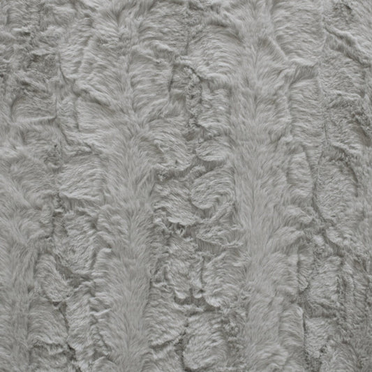 Minky -Lux Snuggle Malibu SILVER From EZ Fabric