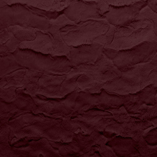 Minky -Lux Snuggle New York MERLOT From EZ Fabric
