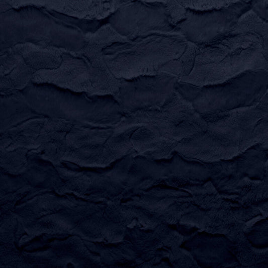 Minky -Lux Snuggle New York NAVY From EZ Fabric
