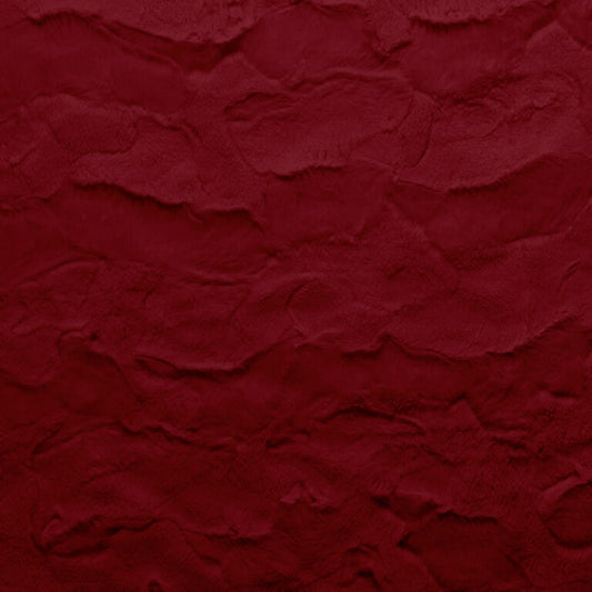 Minky -Lux Snuggle New York RED From EZ Fabric
