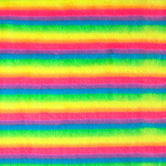 Minky -Lux Snuggle Neon Rainbow MULTI From EZ Fabric