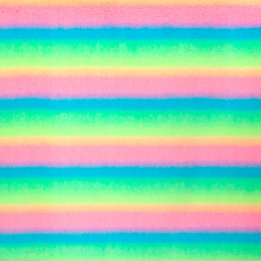 Minky -Lux Snuggle Neon Rainbow PASTEL From EZ Fabric