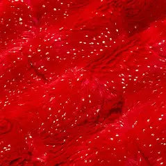 DISCONTINUED Minky - Dazzle SCARLET and GOLD From Shannon Fabrics