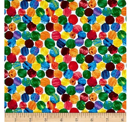 Abstract Dots from The Very Hungry Caterpillar Collection by Eric Carle from Andover Fabrics