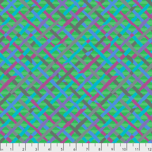 Kaffe Fassett Fabrics - Mad Plaid - Green  From FreeSpirit Fabrics