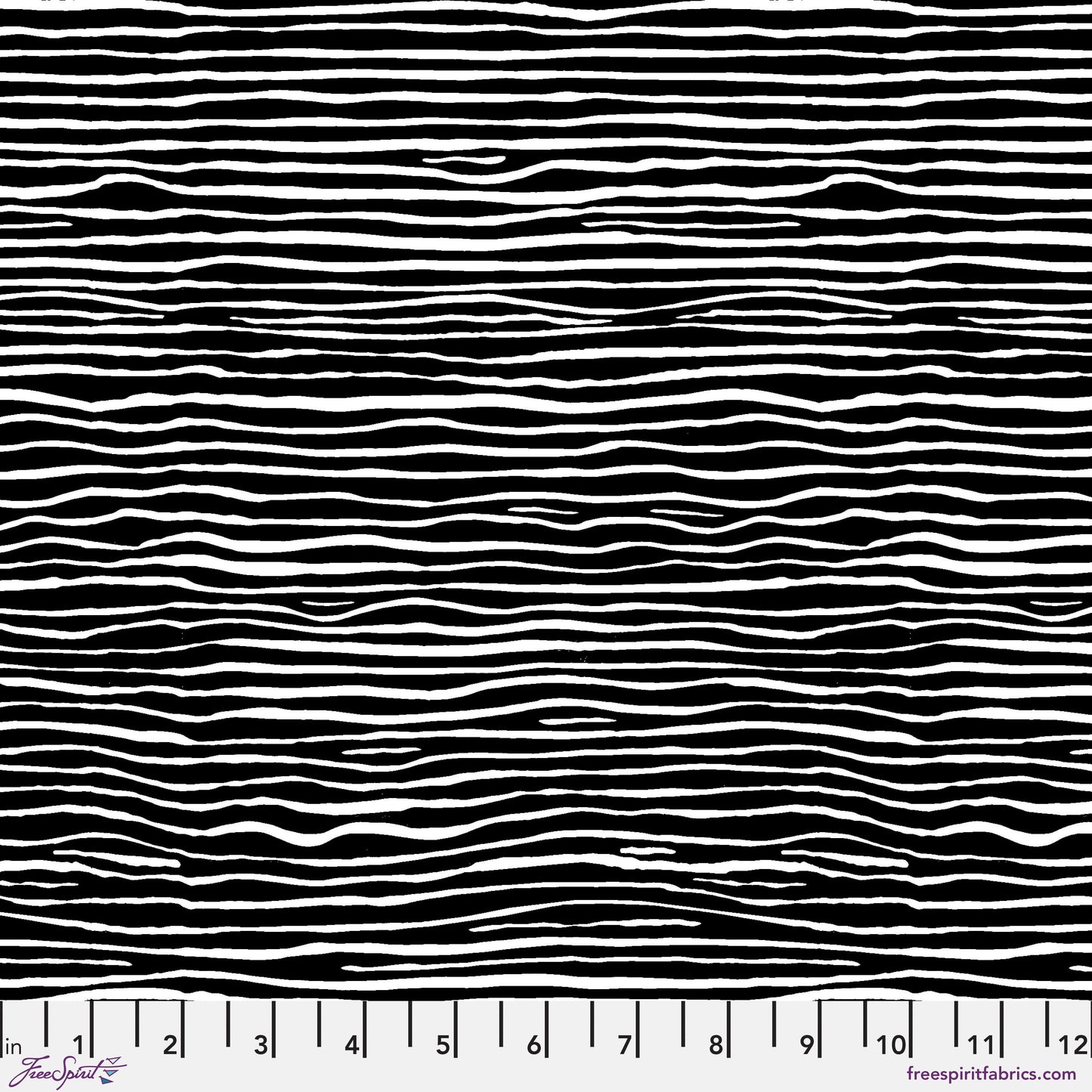 Kaffe Fassett Fabrics - Creased - Black  From FreeSpirit Fabrics