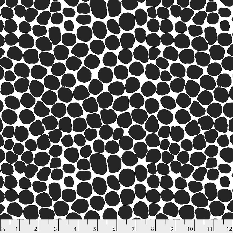 Kaffe Fassett Fabrics - Jumble - Black  From FreeSpirit Fabrics