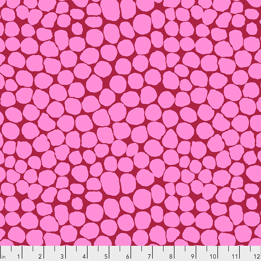 Kaffe Fassett Fabrics - Jumble - Bubblegum  From FreeSpirit Fabrics