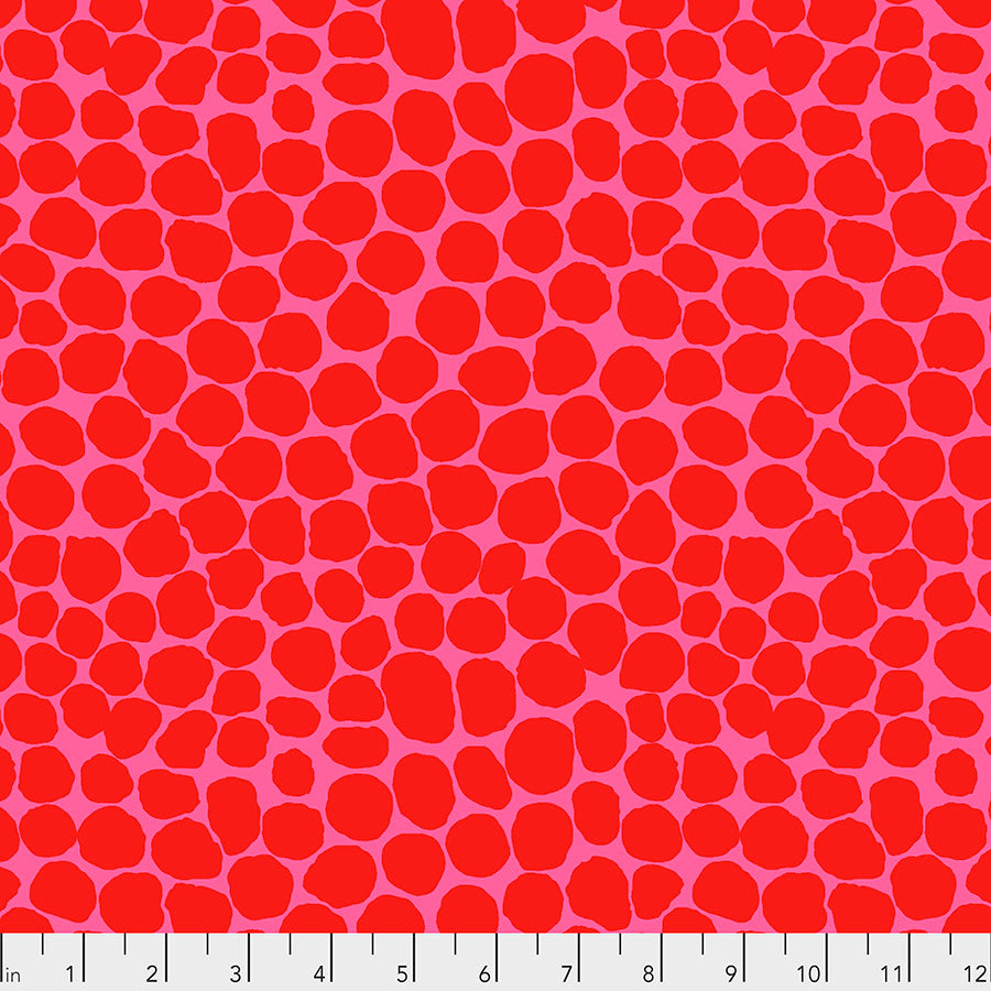 Kaffe Fassett Fabrics - Jumble - Ruby  From FreeSpirit Fabrics