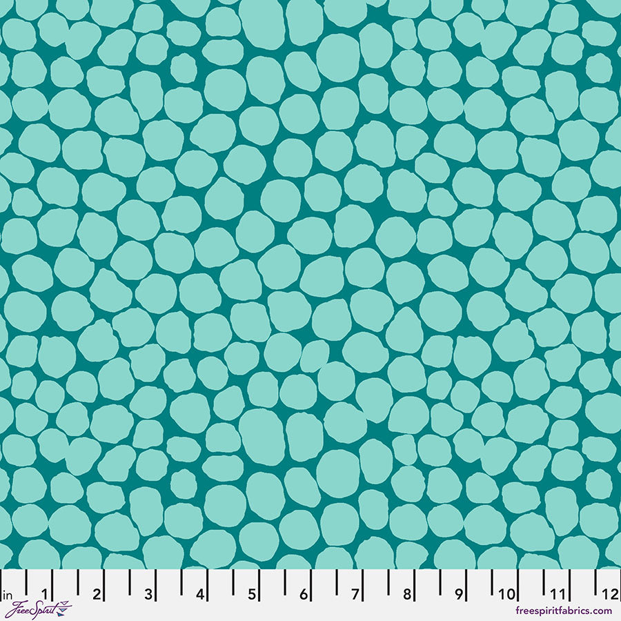Kaffe Fassett Fabrics - Jumble - Turquoise  From FreeSpirit Fabrics