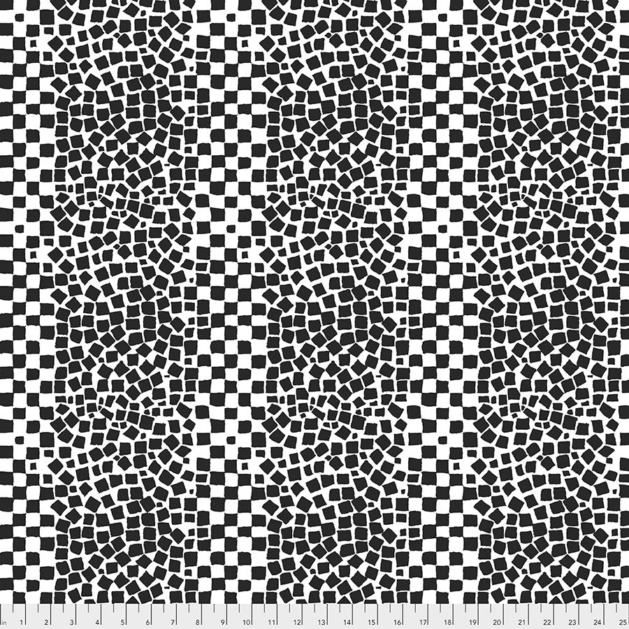 Kaffe Fassett Fabrics - Chips - White  From FreeSpirit Fabrics